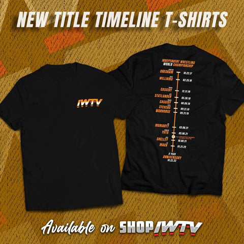 IWTV "Independent Championship Timeline" Shirt