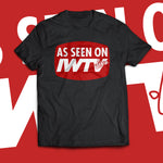 "As Seen on IWTV" Red & White Logo Soft T-Shirt
