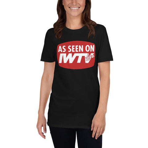 "As Seen on IWTV" Red & White Logo Soft T-Shirt