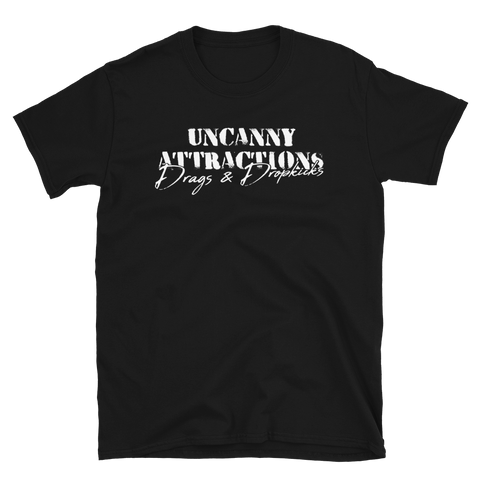 Uncanny Attractions "Drags And Dropkicks" Soft T-Shirt