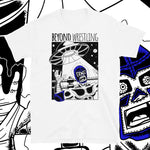 Beyond Wrestling "Abducted" White Soft T-Shirt designed by Bam Sullivan